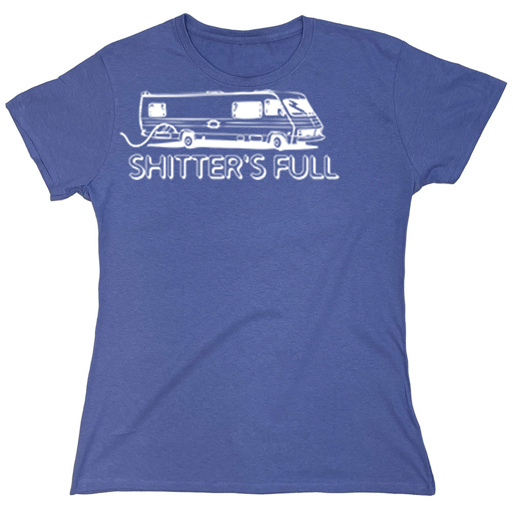 Funny T-Shirts design "Shitter's Full"