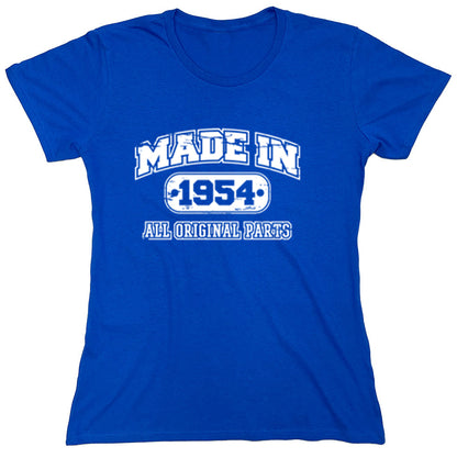 Funny T-Shirts design "Made In 1954 All Original Parts"