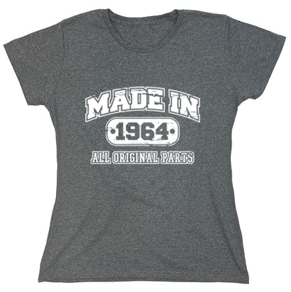 Funny T-Shirts design "Made In 1964 All Original Parts"