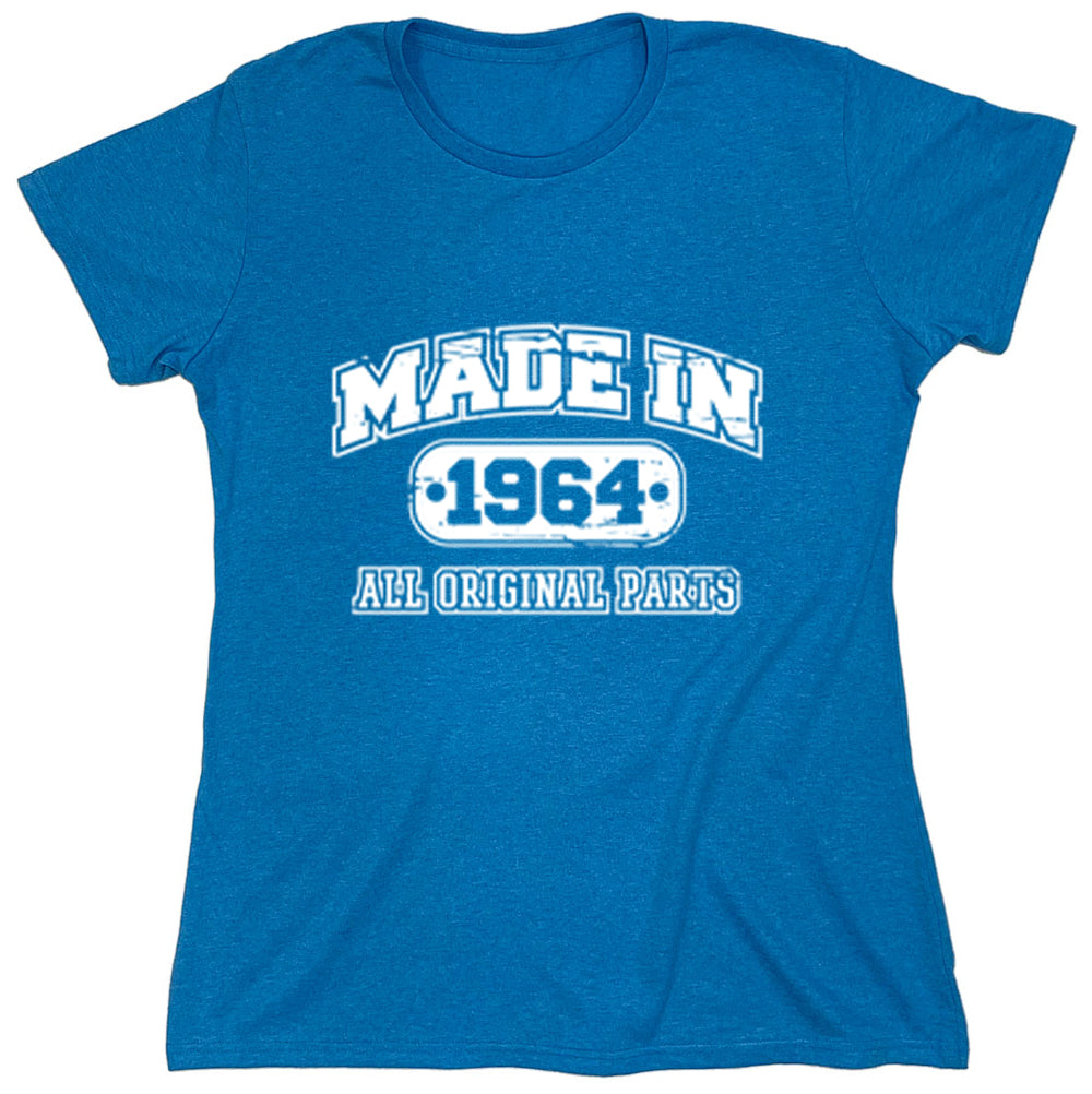 Funny T-Shirts design "Made In 1964 All Original Parts"