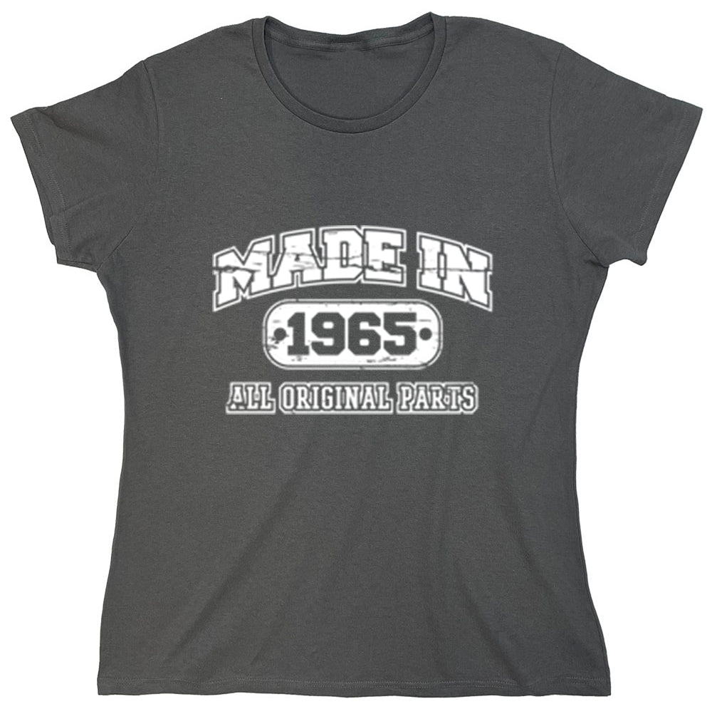 Funny T-Shirts design "Made In 1965 All Original Parts"