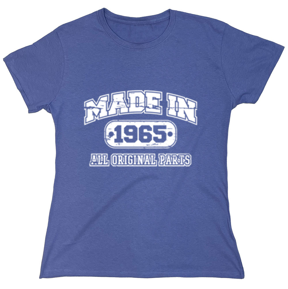 Funny T-Shirts design "Made In 1965 All Original Parts"
