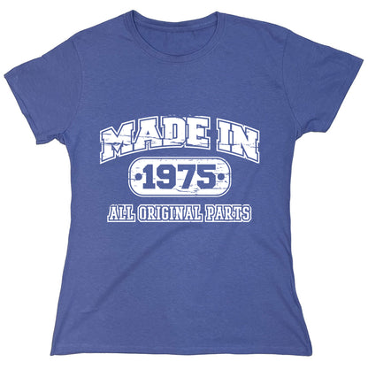 Funny T-Shirts design "Made In 1975 All Original Parts"