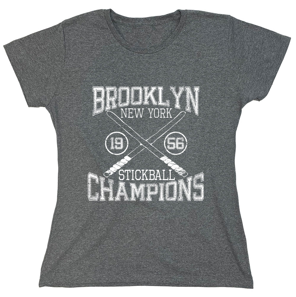 Funny T-Shirts design "Brooklyn New York Stickball Champions"