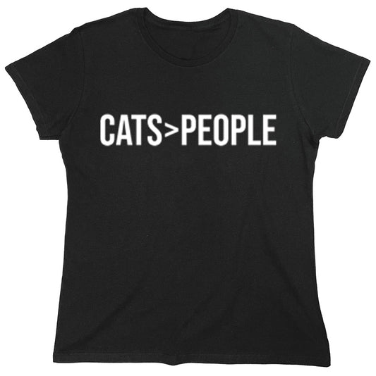 Funny T-Shirts design "Cats People"