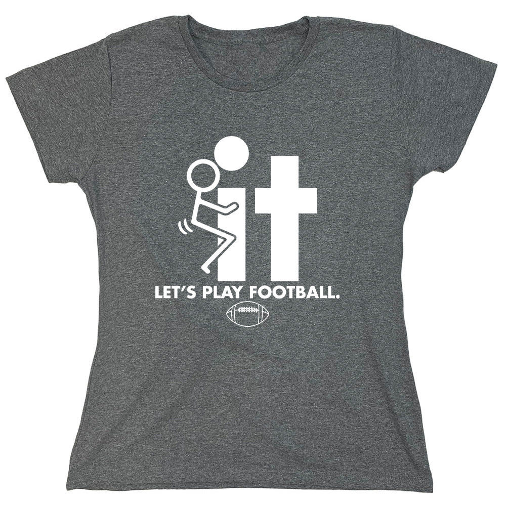 Funny T-Shirts design "Let's play Football"