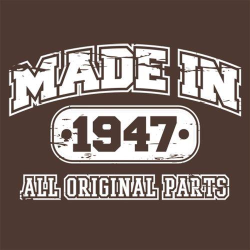 Made in 1947 All Original Parts - Roadkill T-Shirts